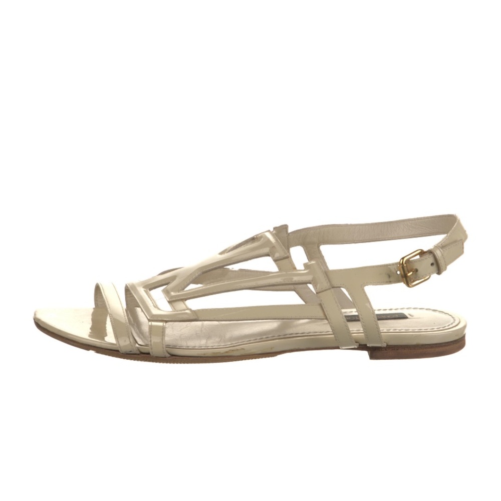 Louis Vuitton patent leather logo sandals - Picture 3 of 5